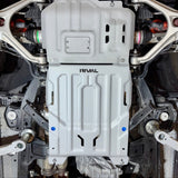 Rival 2024-2026 Ford Ranger Ford Ranger Raptor Aluminum Transmission And Cat Converter Skid Plate - 2333.1886.4.6