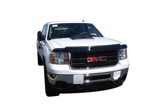 AVS 11-14 GMC Sierra 2500 High Profile Bugflector II Hood Shield - Smoke - 25083