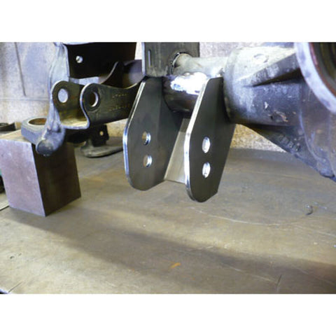 Synergy 07-18 Jeep Wrangler JK/JKU Front Axle HD Lower Control Arm Brackets 3.0in OD Axle Housing - 8009-02