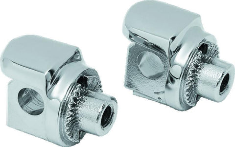 Kuryakyn Non-Pivot Splined Peg Adapter Harley-Davidson Models Chrome - 8894