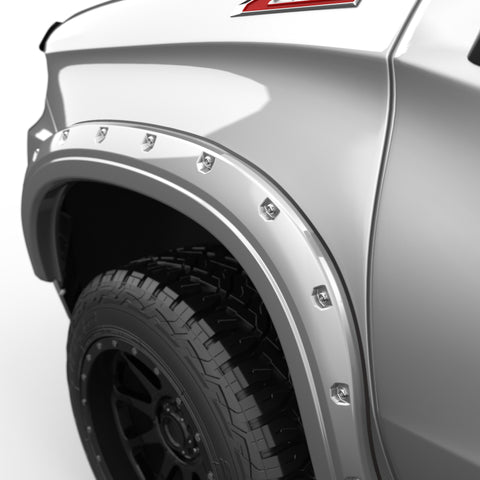 EGR 2019 Chevy 1500 Color Match Style Fender Flare - Set - Switchblade Silver - 791694-GAN