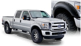 Bushwacker 08-10 Ford F-250 Super Duty Styleside Pocket Style Flares 4pc 81.0/96.0in Bed - Black - 20917-02