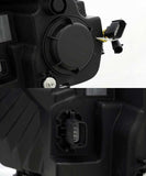 AlphaRex 15-17 Ford F-150 LUXX LED Projector Headlights Plank Style Alpha Blk w/Activ Light/DRL - 880168