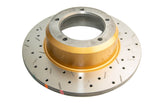 DBA 93-99 Land Rover Defender 110 Front 4000 Series Drilled & Slotted Rotor - DBA4087XS