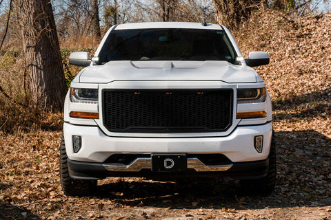 Diode Dynamics 14-19 Silverado/Sierra SS3 LED Ditch Light Kit - Yellow Pro Combo - DD6658