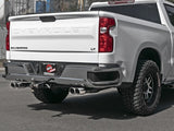 aFe Gemini XV 3in 304 SS Cat-Back Exhaust w/ Cutout 19-21 GM Silverado/Sierra 1500 V8- w/ Black Tips - 49-34139-P