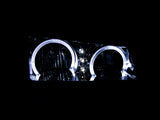 ANZO 2003-2006 Chevrolet Silverado 1500 Crystal Headlights w/ Halo Black - 111212