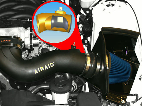 Airaid 05-09 Mustang GT 4.6L MXP Intake System w/ Tube (Dry / Blue Media) - 453-172