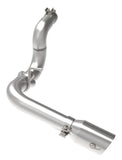 aFe 20-21 Jeep Wrangler Large Bore-HD 3in 304 Stainless Steel DPF-Back Exhaust System - Polished Tip - 49-38092-P