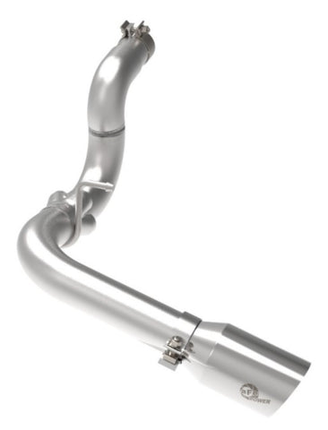 aFe 20-21 Jeep Wrangler Large Bore-HD 3in 304 Stainless Steel DPF-Back Exhaust System - Polished Tip - 49-38092-P