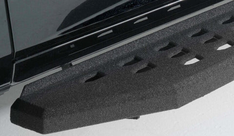 Go Rhino RB20 Running Boards 57in. Cab Length - Bedliner Coating (No Drill/Mounting Brackets Req.) - 69400057T