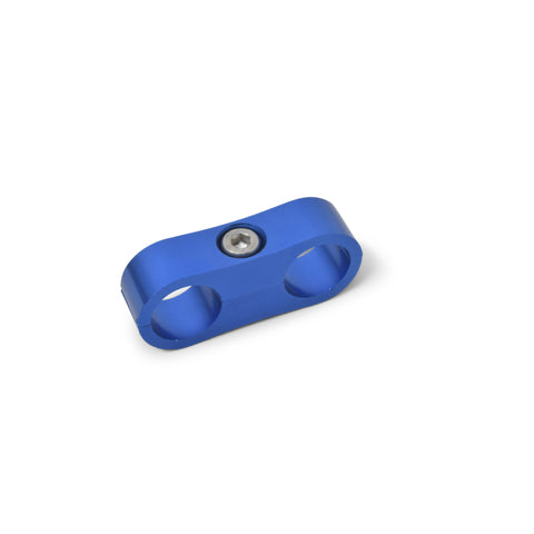 Russell Hose Separator For -12 Braided Hose Blue Anodize (2 Pack) - 654332