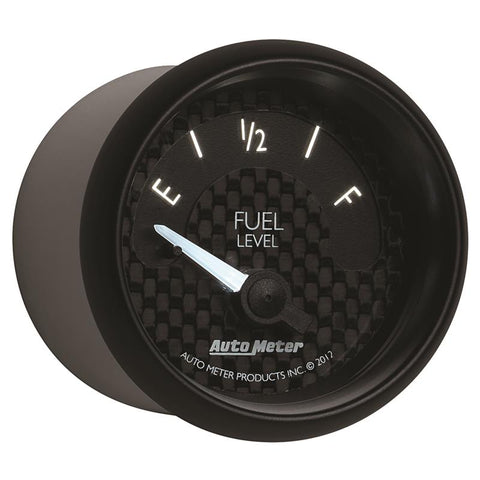 Autometer GT Series 52mm Short Sweep Electronic 240-33 ohms Fuel Level (For use w/ 3262) - 8016