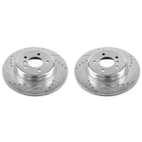 Power Stop 11-16 BMW 528i Rear Evolution Drilled & Slotted Rotors - Pair - EBR1235XPR