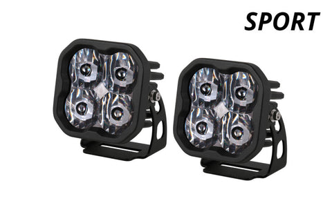 Diode Dynamics SS3 Sport WBL - White Flood Standard (Pair) - DD6856P