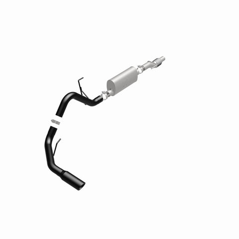MagnaFlow SYS Cat-Back 11-14 Ford F-150 3.5L V6 EcoBoost 3in Black Single Side Exit Rear 3 Tip - 15364