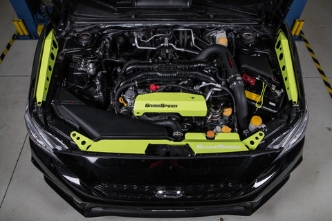 Grimm Speed Subaru Impreza/WRX/STI/Legacy/Forester/BRZ Lightweight Battery Tie Down - Neon Green - 121037