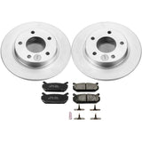 Power Stop 93-97 Ford Probe Rear Z17 Evolution Geomet Coated Brake Kit - CRK790