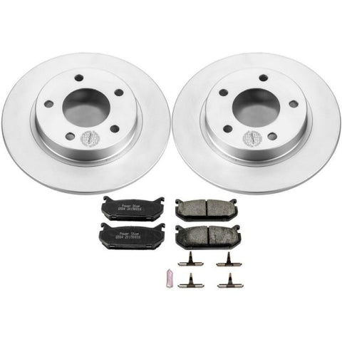 Power Stop 93-97 Ford Probe Rear Z17 Evolution Geomet Coated Brake Kit - CRK790