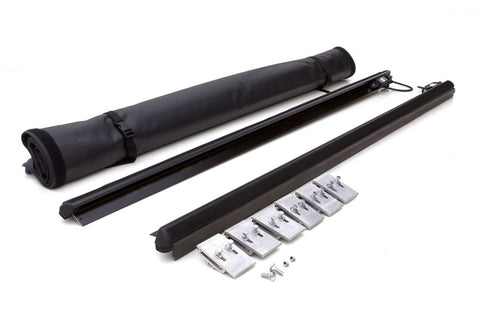 Lund 07-17 Chevy Silverado 1500 (8ft. Bed) Genesis Elite Roll Up Tonneau Cover - Black - 96894