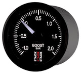 Autometer Stack 52mm -1 to +2 Bar (Incl T-Fitting) Pro Stepper Motor Boost Pressure Gauge - Black - ST3311