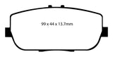 EBC 06-15 Mazda Miata MX5 2.0 Redstuff Rear Brake Pads - DP31775C