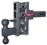 Gen-Y Mega Duty 2in Shank 5in Offset Drop 1.5K TW 10K Hitch w/GH-031 Dual-Ball/GH-032 Pintle Lock - GH-424