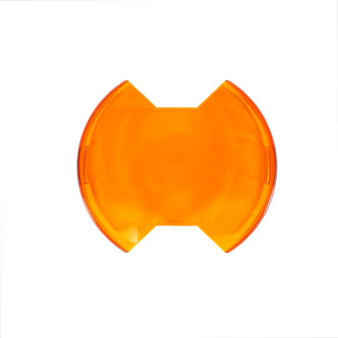KC HiLiTES 6in. Light Shield for SlimLite LED - Amber - 5104