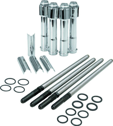S&S Cycle 2004+ XL Adjustable Pushrod Kit w/ Cover Keepers - 930-0024