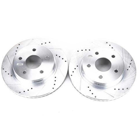 Power Stop 07-09 Chrysler Aspen Front Evolution Drilled & Slotted Rotors - Pair - AR8750XPR