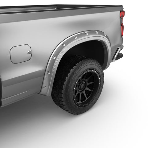 EGR 2019 Chevy 1500 Color Match Style Fender Flare - Set - Switchblade Silver - 791694-GAN