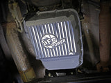 aFe Transmission Pan Raw w/ Machined Fins 13-19 Dodge Diesel Trucks L6-6.7L (td) - 46-71160A