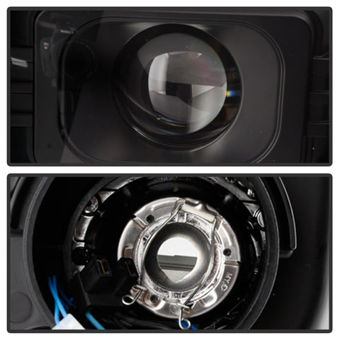 Spyder 04-06 Dodge Durango Projector Headlights - Black PRO-YD-DDU04-LB-BK - 5086600
