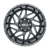 Weld Off-Road W117 20X9 Fulcrum 5X127 5X139.7 ET00 BS5.00 Gloss Black MIL 87.1 - W11709057500