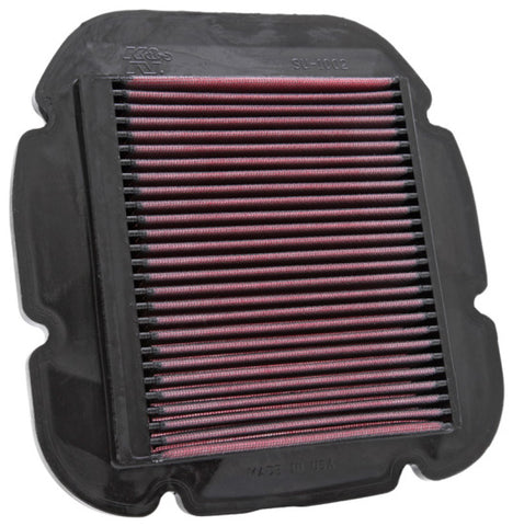 K&N 02-10 Suzuki DL 1000 V-Strom/04-12 DL650 V-Strom / 04-05 Kawasaki KLV1000 Replacement Air Filter - SU-1002