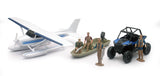 New Ray Toys Xtreme Adventure with Polaris RZR and Float Plane Set - SS-05716