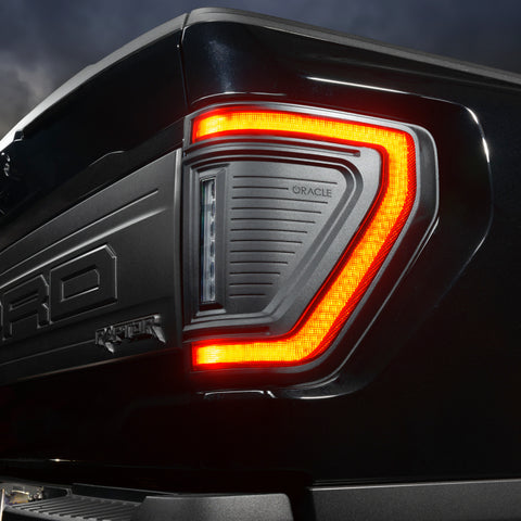 Oracle Lighting 21-24 Ford F-150 (Black Series) Flush Style LED Tail Lights - 5910-504-T