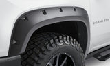Bushwacker 19-21 Chevrolet Silverado 2500 / 3500 HD (Excl. Dually) Forge Style Flares 4pc - Black - 48146-08