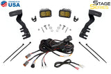 Diode Dynamics 2024+ Toyota Tacoma Stage Series Ditch Light Bracket Kit - DD7933P