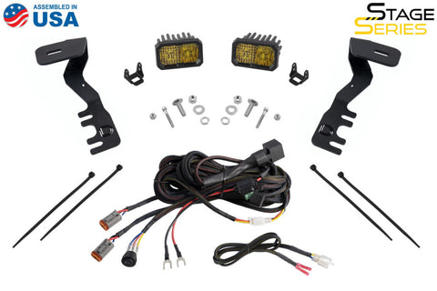 Diode Dynamics 2024+ Toyota Tacoma Stage Series Ditch Light Bracket Kit - DD7933P