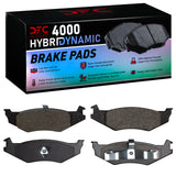 DFC 89-10 Plymouth Sundance Rear 4000 Hybridynamic Brake Pads - 4000-0512-00