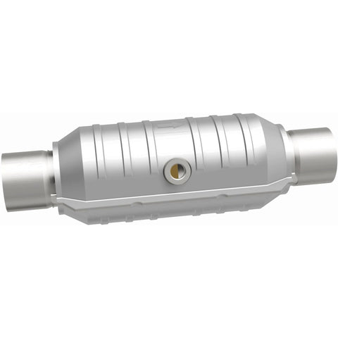 MagnaFlow Conv Univ 2.25in Inlet/Outlet Center/Center Round 11in Body L x 5.125in W x 15in Overall L - 51355