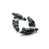DeatschWerks Evo VIII/IX / 95-99 DSM 4G63T 1000cc Low Impedance Top Feed Injectors - 42M-02-1000-4