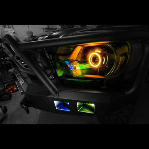 Road Armor 12-15 Toyota Tacoma Stealth Front Winch Bumper w/Lonestar Guard - Tex Blk - 905R5B