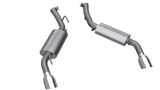 QTP 14-15 Chevrolet Camaro SS 6.2L 304SS AR3 Axle Back Exhaust w/4.5in Tips - 600114