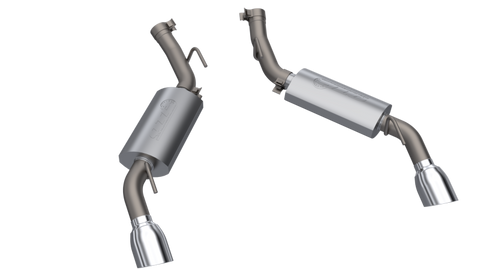 QTP 14-15 Chevrolet Camaro SS 6.2L 304SS AR3 Axle Back Exhaust w/4.5in Tips - 600114