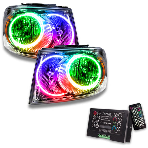 Oracle 07-09 Dodge Durango SMD HL - Chrome - ColorSHIFT w/ 2.0 Controller - 7201-333