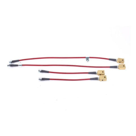 Power Stop 09-15 Nissan GT-R Front & Rear SS Braided Brake Hose Kit - BH00086