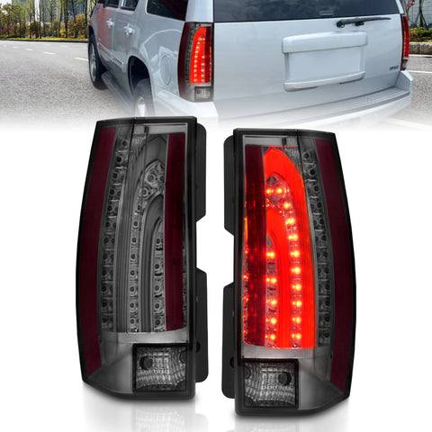 ANZO 2007-2014 Chevrolet Suburban LED Taillights Smoke G5 - Escalade Look - 311232
