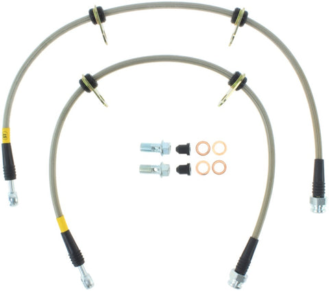 StopTech 91-05 Acura NSX Front SS Brake Lines - 950.40001